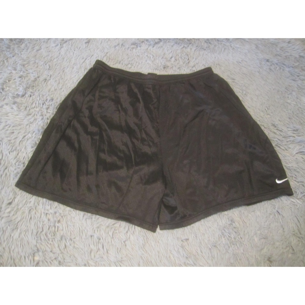 Nike Team Shorts Mens 3XL Black Mesh Basketball Gym Athletic Swoosh Logo